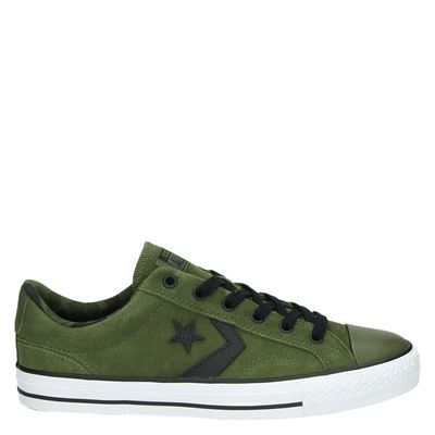 Converse Starplayer Lage Sneakers Groen converse kopen in de aanbieding