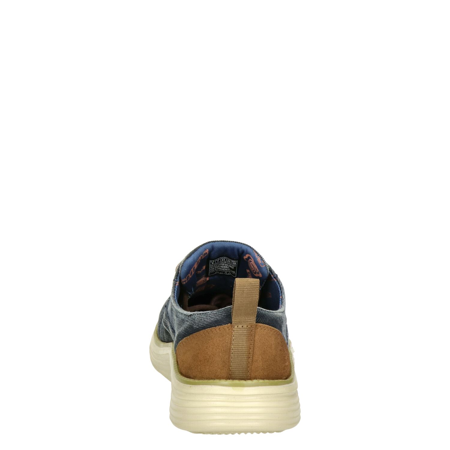 Skechers - Veterschoenen voor heren - Blauw - Nelson.nl