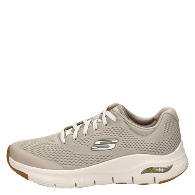 Skechers Arch Fit - Lage sneakers voor heren - Taupe - Nelson.nl