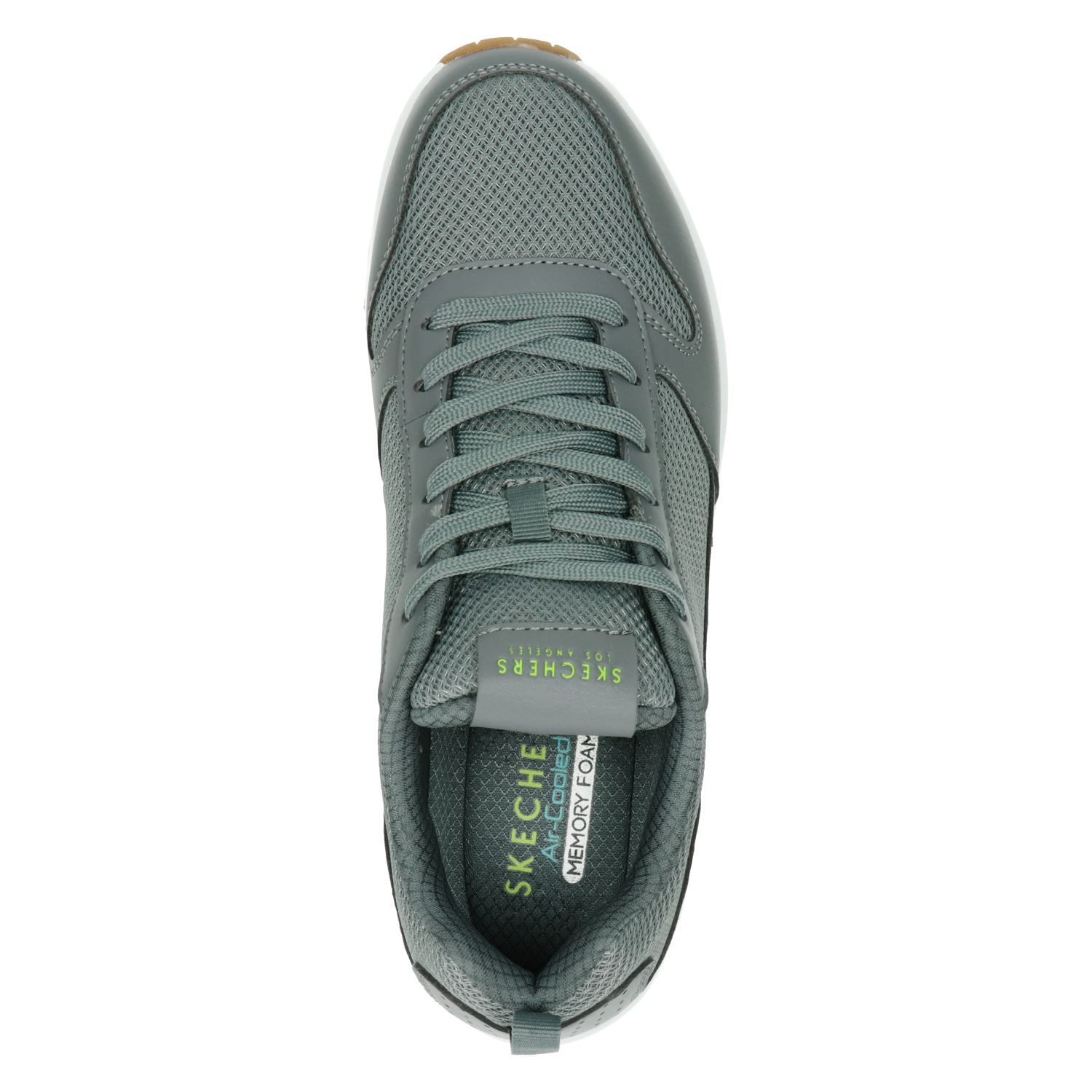 Skechers Uno - Lage sneakers voor heren - Grijs - Shoemixx.nl