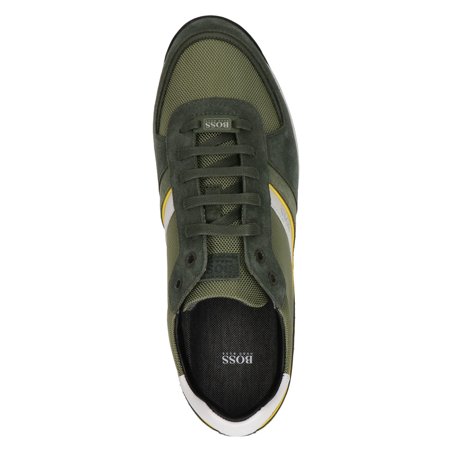 Hugo Boss Glaze Low P MX - Lage sneakers voor heren - Groen - Nelson.nl