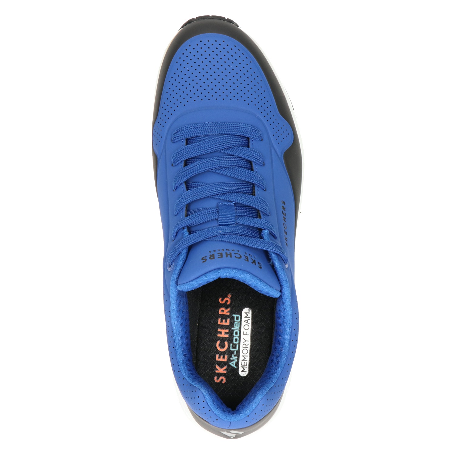 Skechers Street Uno - Lage sneakers voor heren - Blauw - Nelson.nl