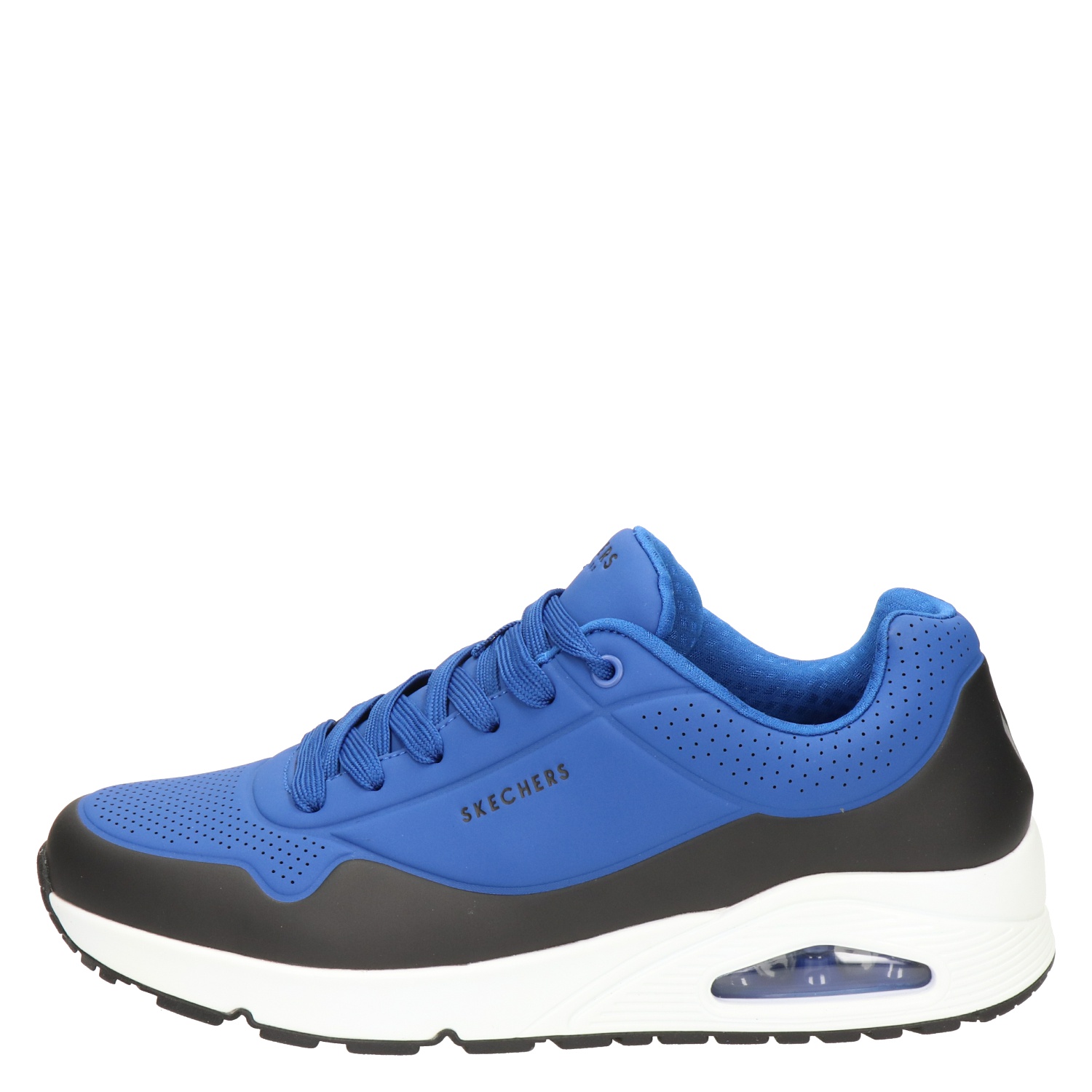 Skechers Street Uno - Lage sneakers voor heren - Blauw - Nelson.nl