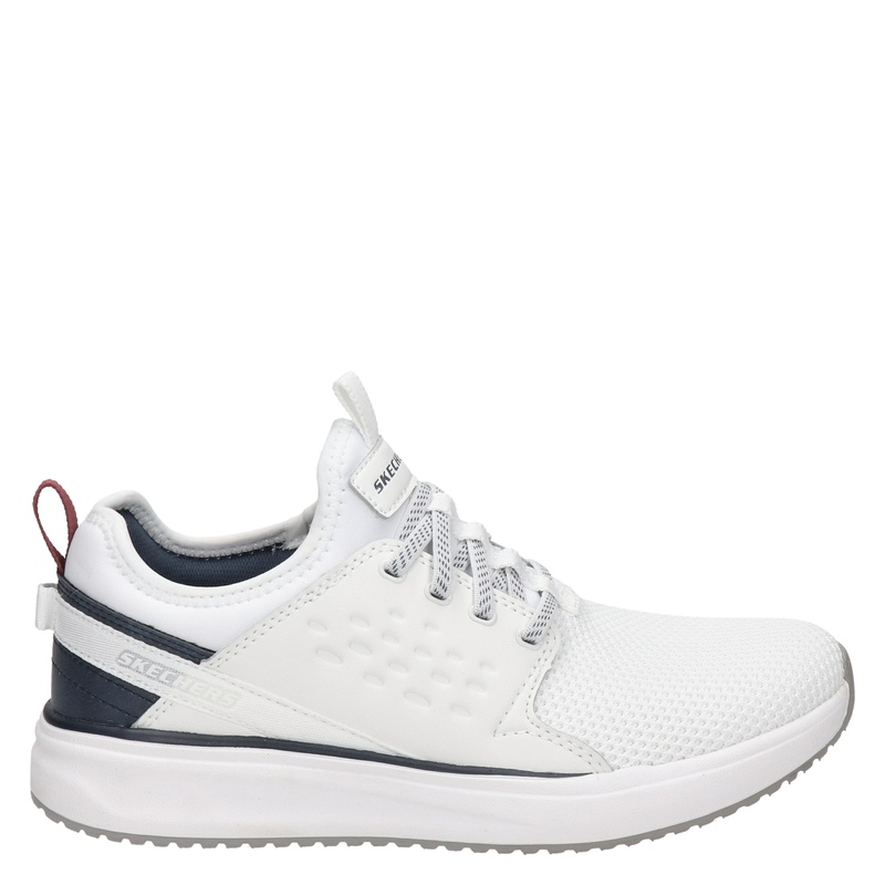 skechers lage sneakers wit