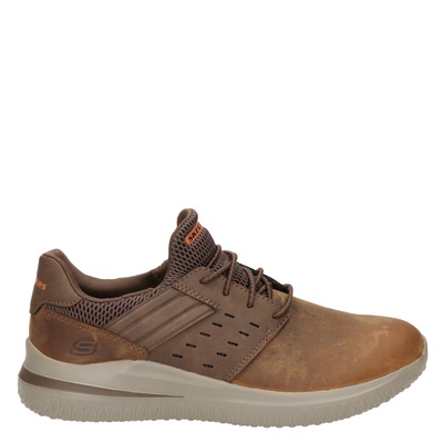 Skechers Delson 3.0 - Lage sneakers - Cognac