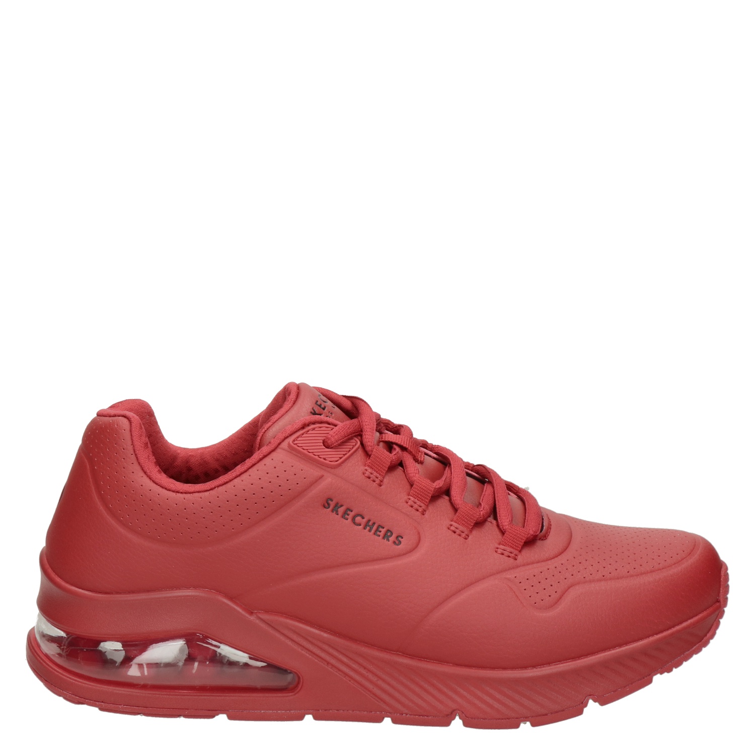Skechers Uno 2 - Lage sneakers voor heren - Rood - Nelson.nl
