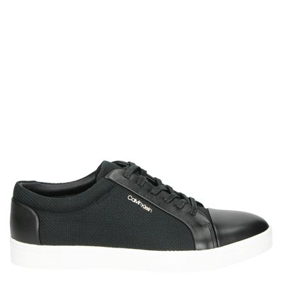 Calvin Klein Igor Lage Sneakers Zwart calvin klein kopen in de aanbieding