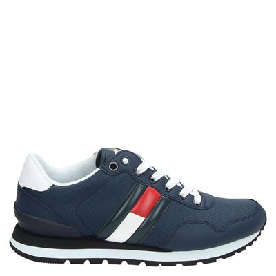 Tommy Jeans Lage Sneakers Blauw tommy jeans kopen in de aanbieding