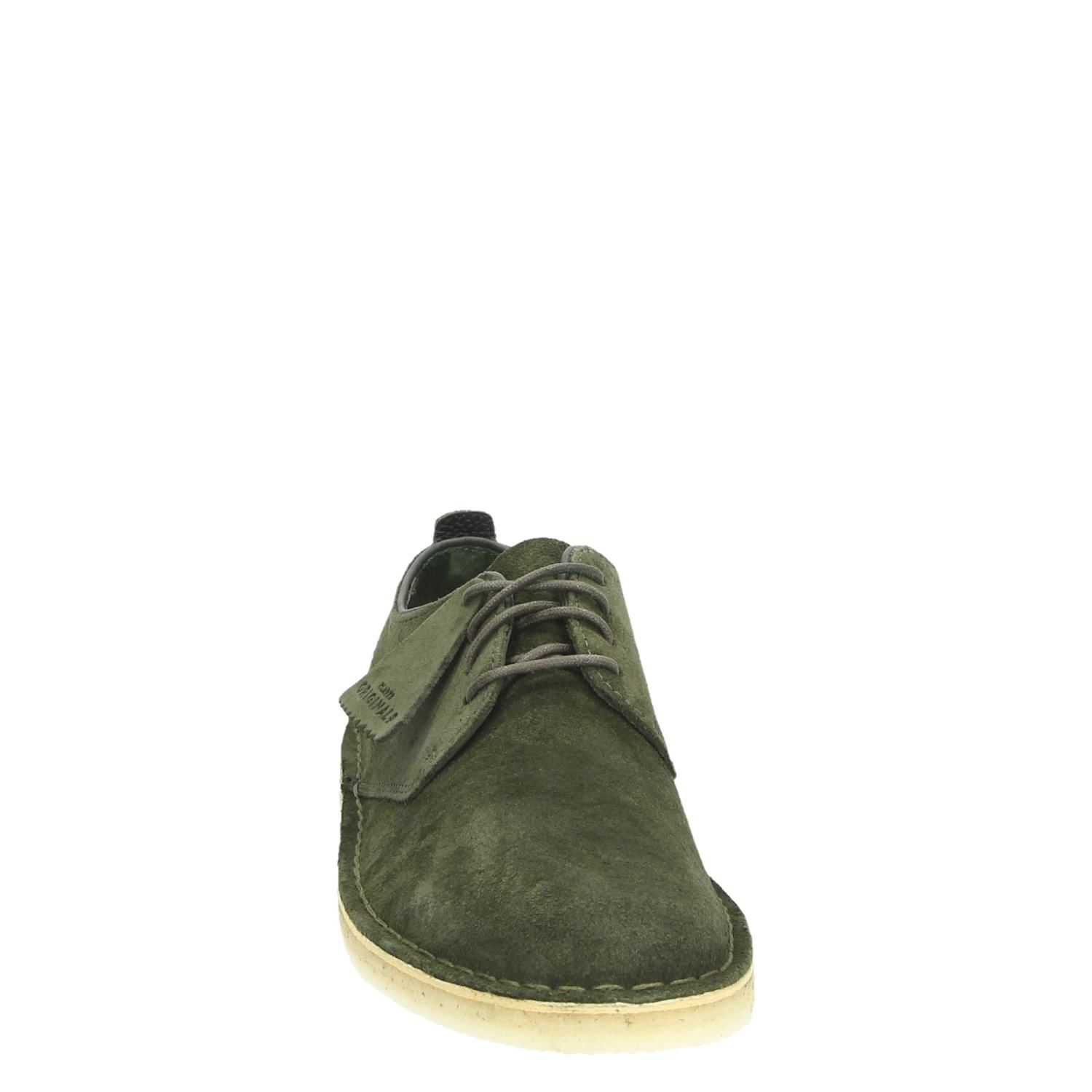 Clarks Original Heren Veterschoenen Groen sue veterschoen doorl zool | Van  den Assem