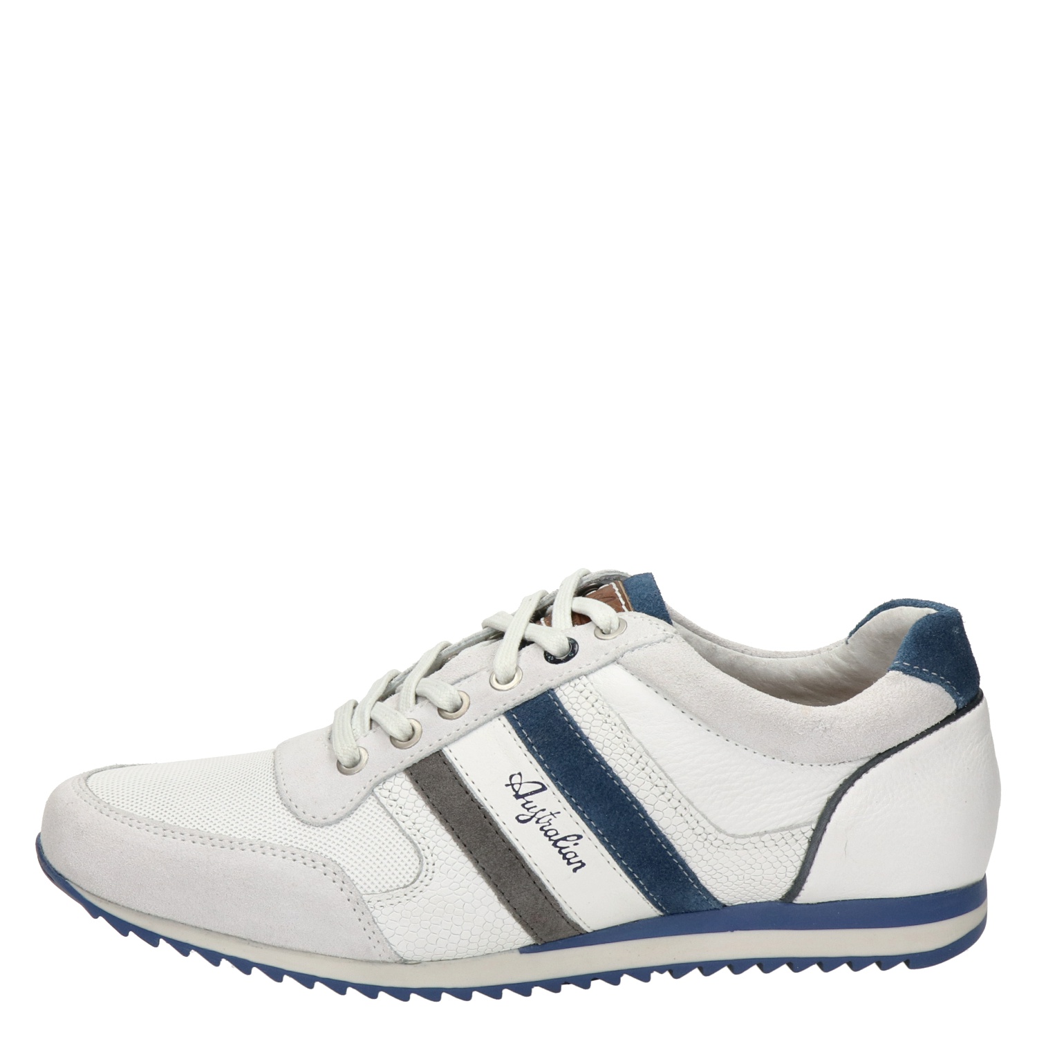 Australian Cornwall - Lage sneakers voor heren - Wit - Nelson.nl