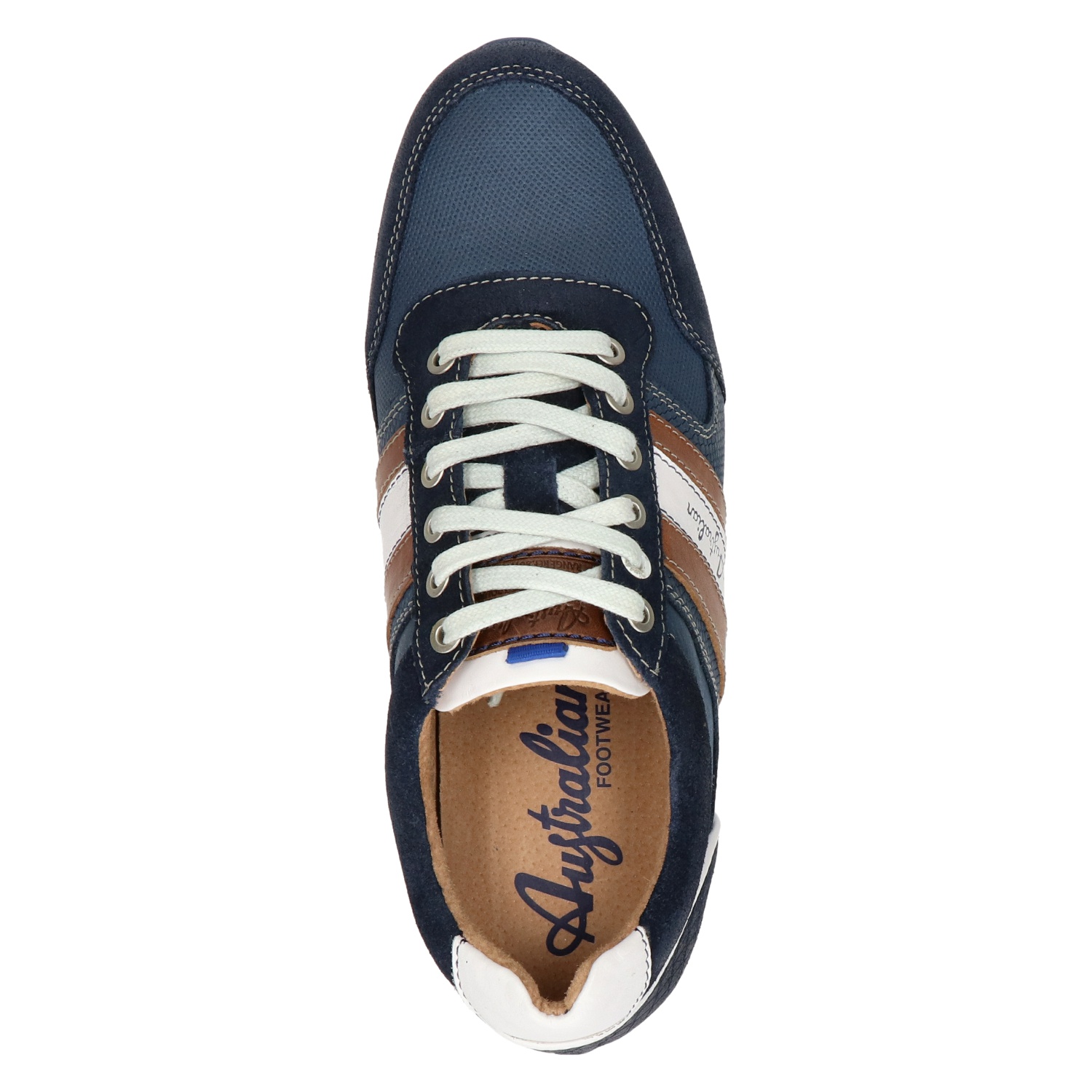 Australian Cornwall - Lage sneakers voor heren - Blauw - Nelson.nl
