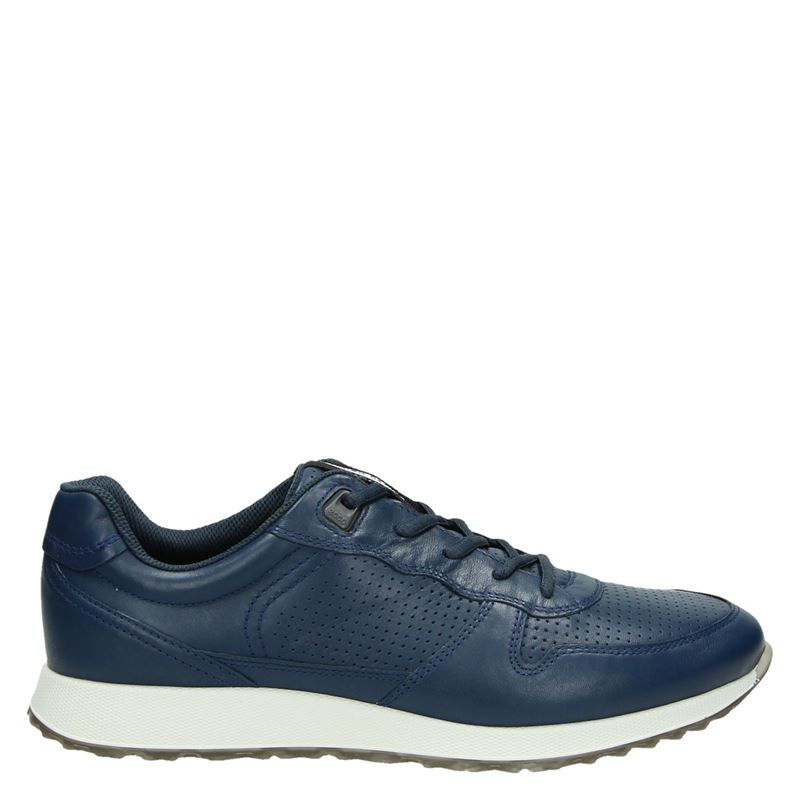Ecco Sneak Lage Sneakers Blauw ecco kopen in de aanbieding