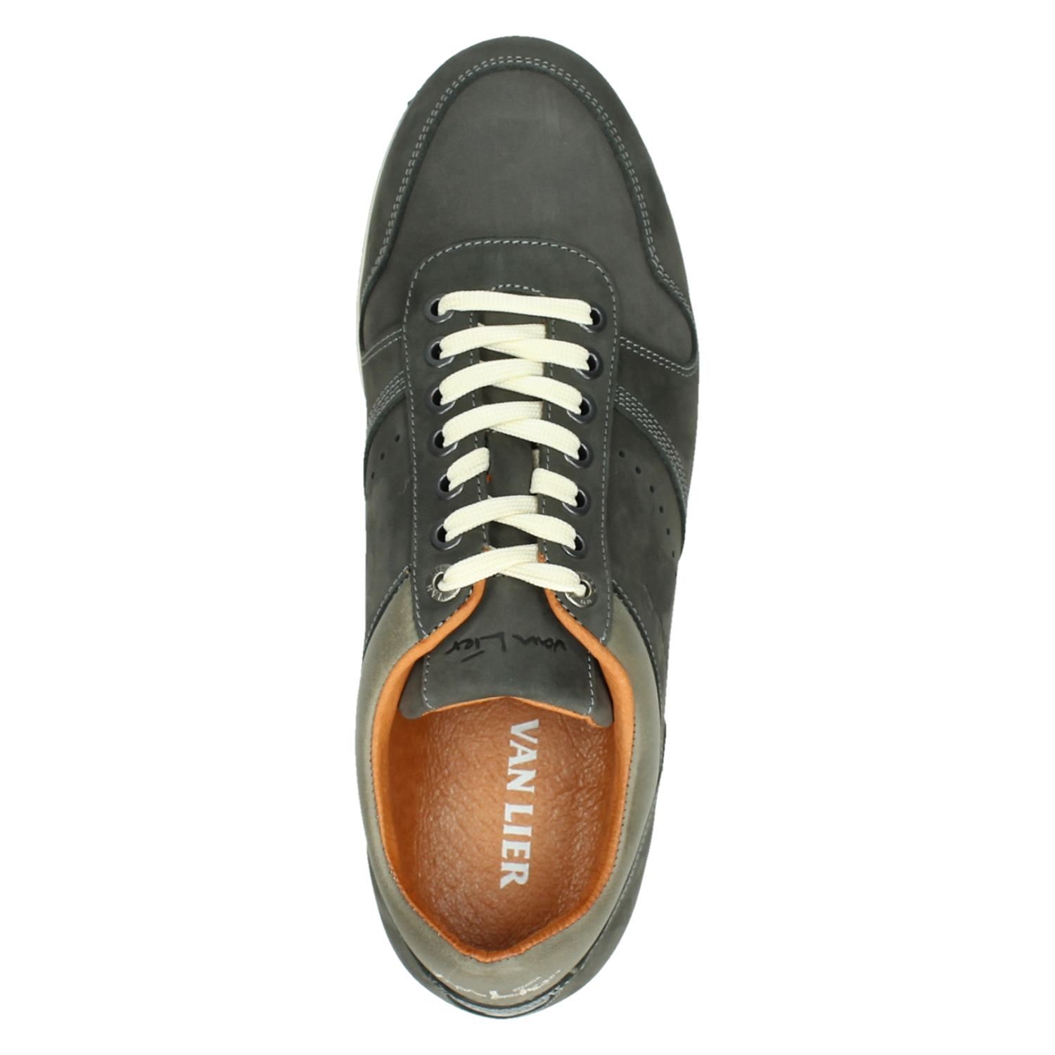 Van Lier - Lage sneakers voor heren - Grijs - Nelson.nl