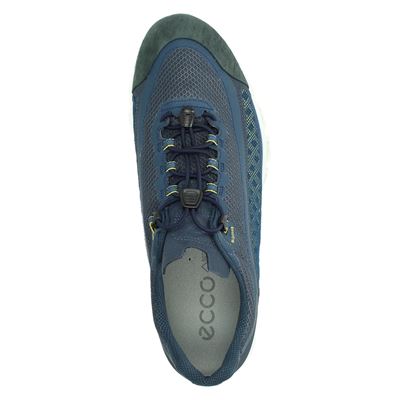 Ecco Omni-Vent - Lage sneakers voor heren - Blauw - Shoemixx.nl