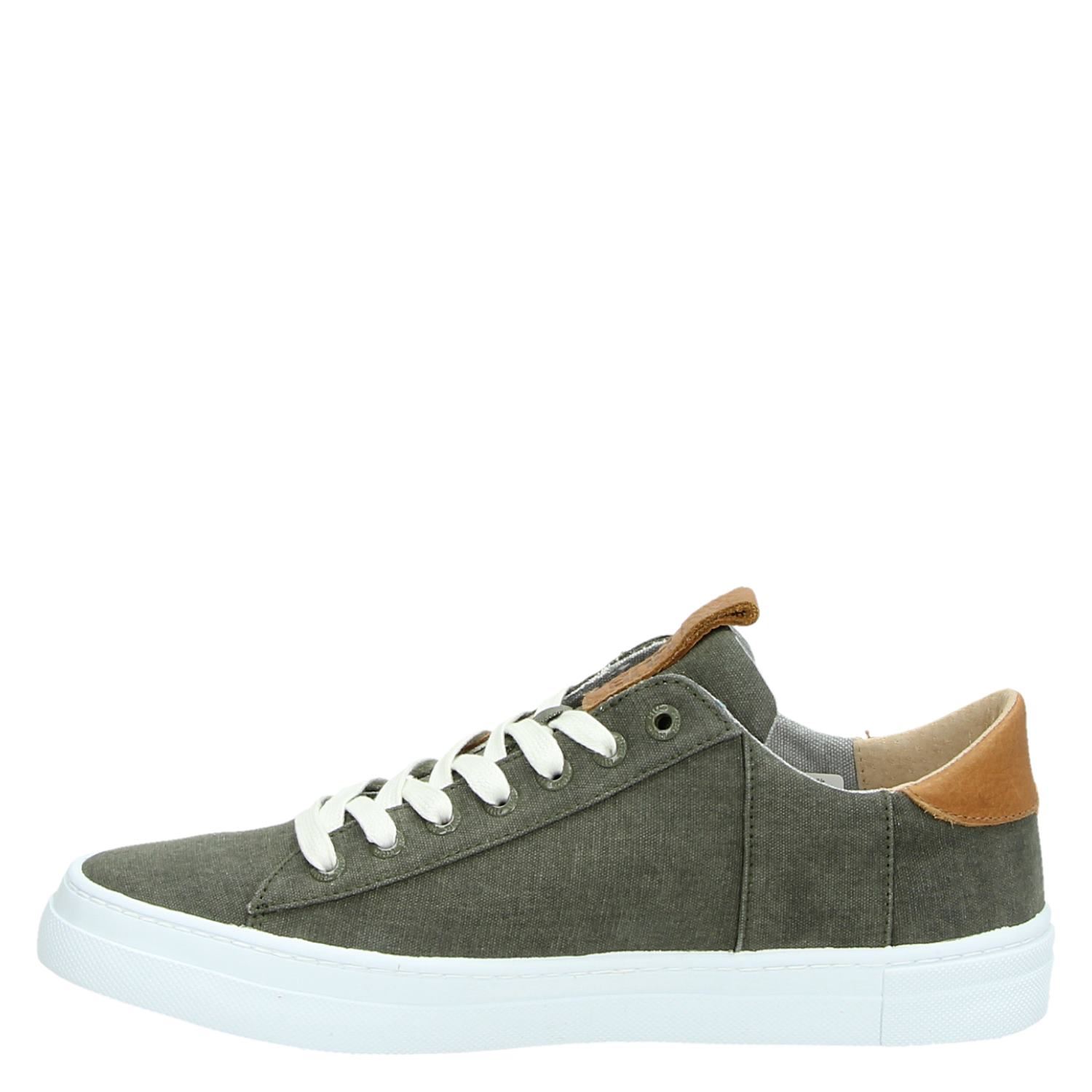Hub - Lage sneakers voor heren - Groen - Nelson.nl