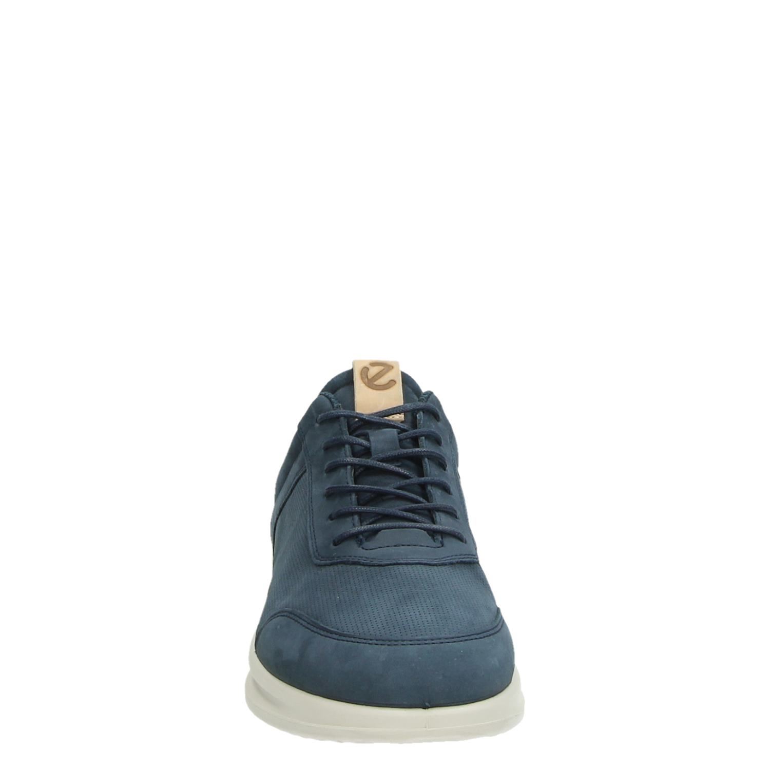 Ecco Aquet - Lage sneakers voor heren - Blauw - Nelson.nl