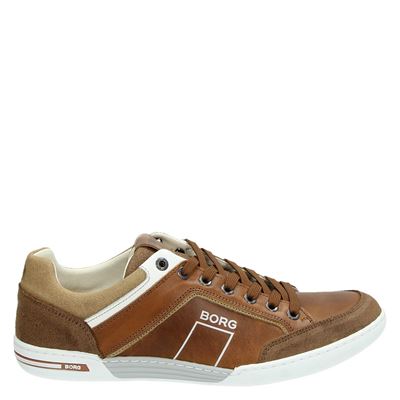 Bjorn Borg Clifton Vega Lage Sneakers Cognac bjorn borg kopen in de aanbieding