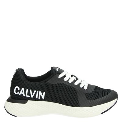 Calvin Klein Amos Lage Sneakers Zwart calvin klein kopen in de aanbieding