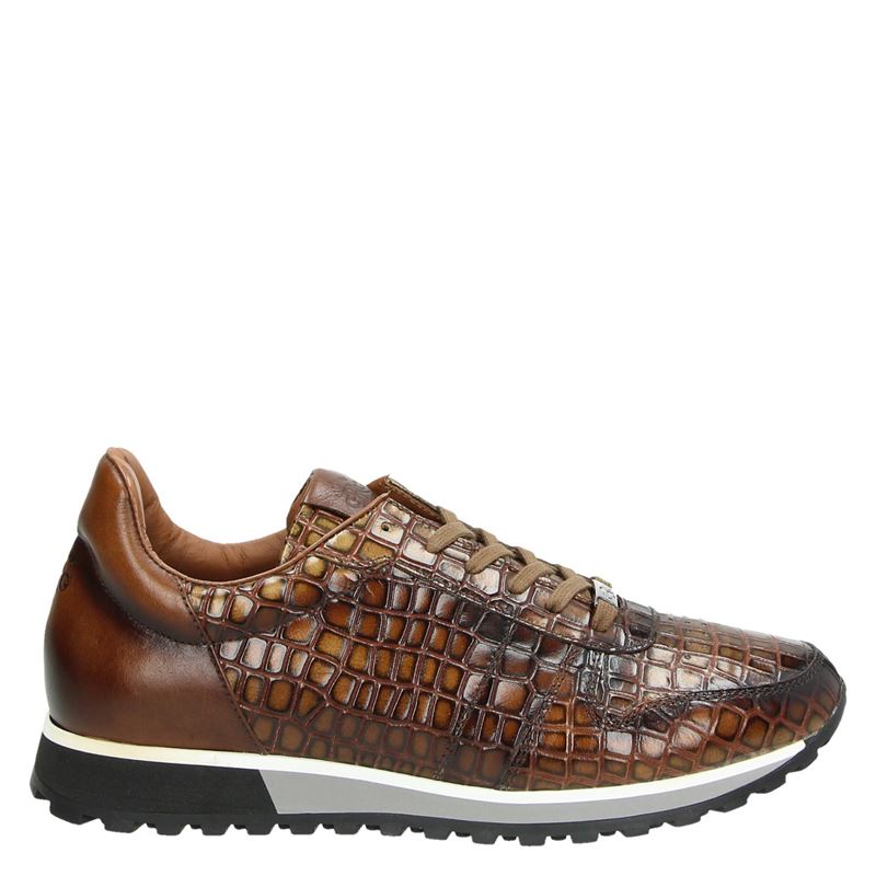 Giorgio Lage Sneakers Cognac giorgio kopen in de aanbieding Giorgio Lage Sneakers Cognac giorgio kopen in de aanbieding