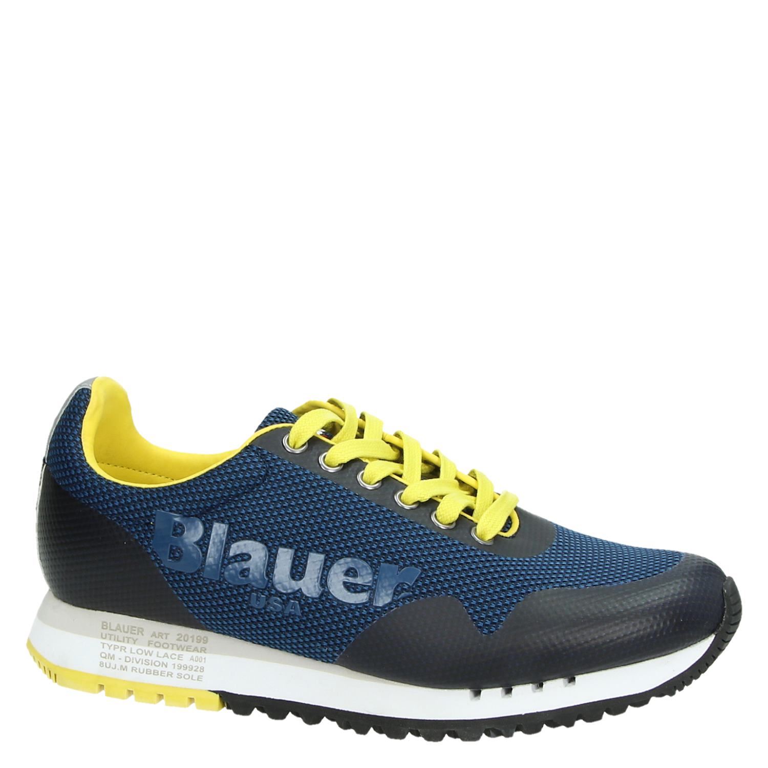 Blauwe BLAUER Lage sneaker QUARTZ01 | Omoda