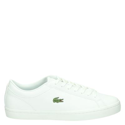 Lacoste Straightset - Lage sneakers voor heren - Wit - Nelson.nl