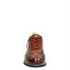 Lorenzi - Lage nette schoenen - Cognac