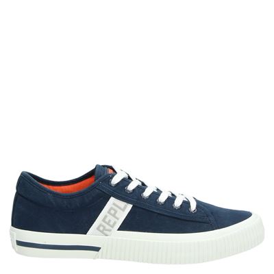 Replay Kinard Lage Sneakers Blauw replay kopen in de aanbieding Replay Kinard Lage Sneakers Blauw replay kopen in de aanbieding