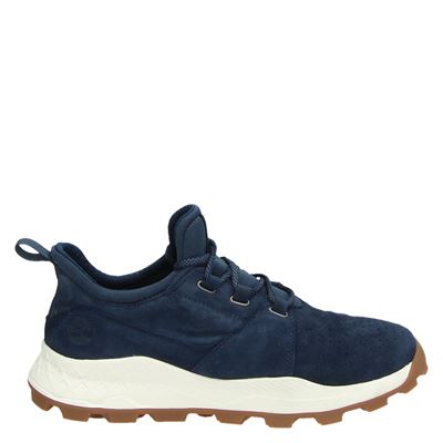 Timberland Brooklyn Oxford Lage Sneakers Blauw timberland kopen in de aanbieding