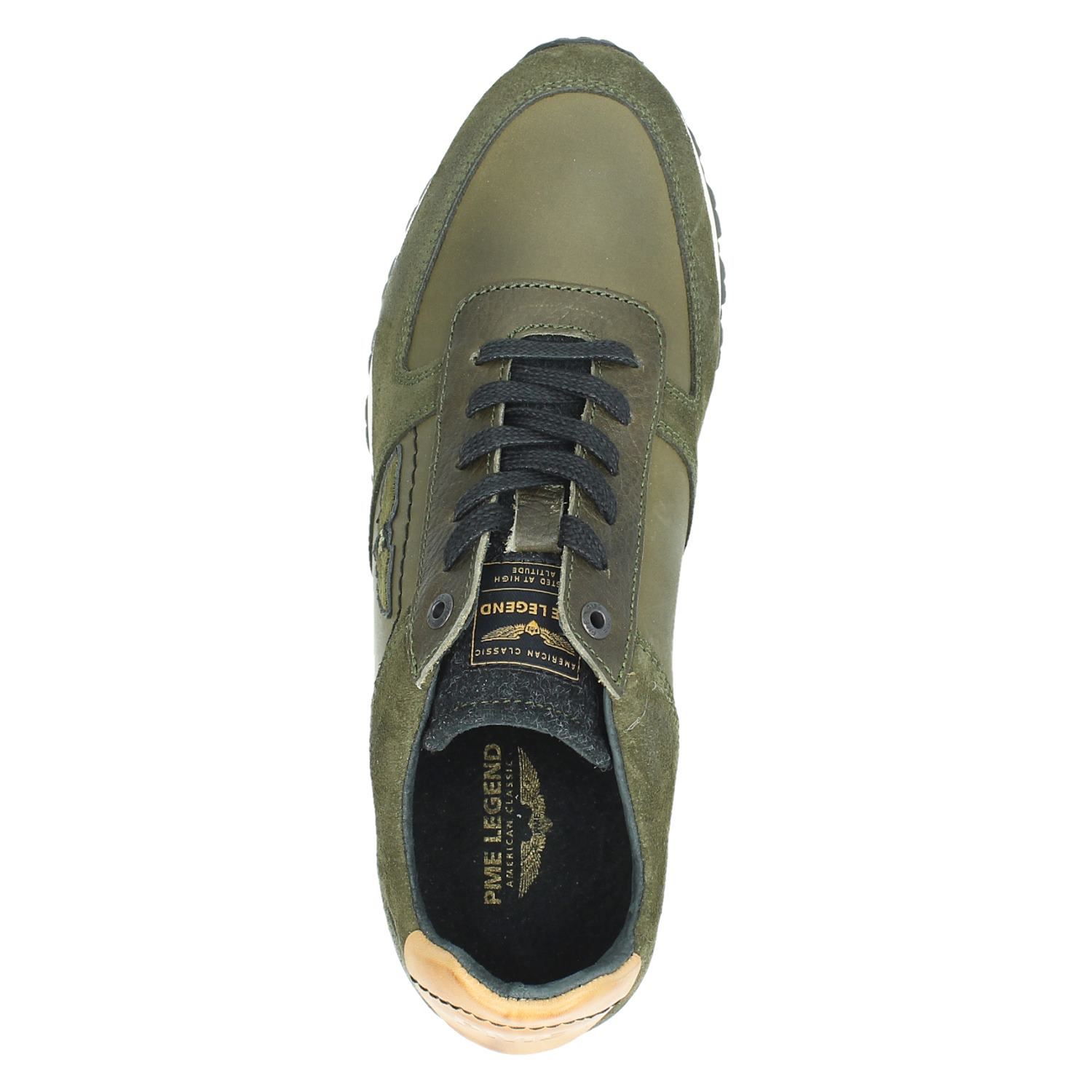 Floris Van Bommel Heren Sneakers Groen sue retro hoge sneaker | Van den  Assem