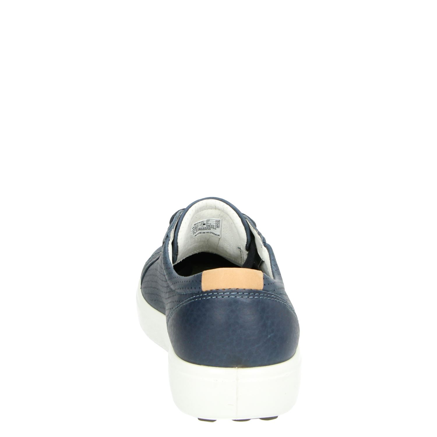 Ecco Soft 7 - Lage sneakers voor heren - Blauw - Shoemixx.nl