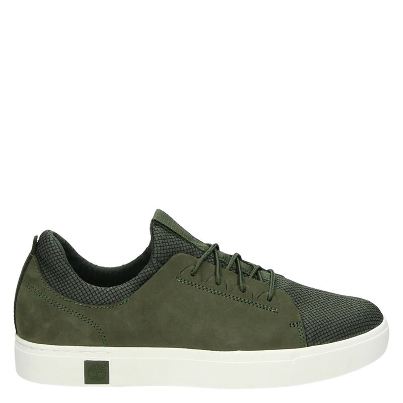 Timberland Amherst Leather Lage Sneakers Groen timberland kopen in de aanbieding