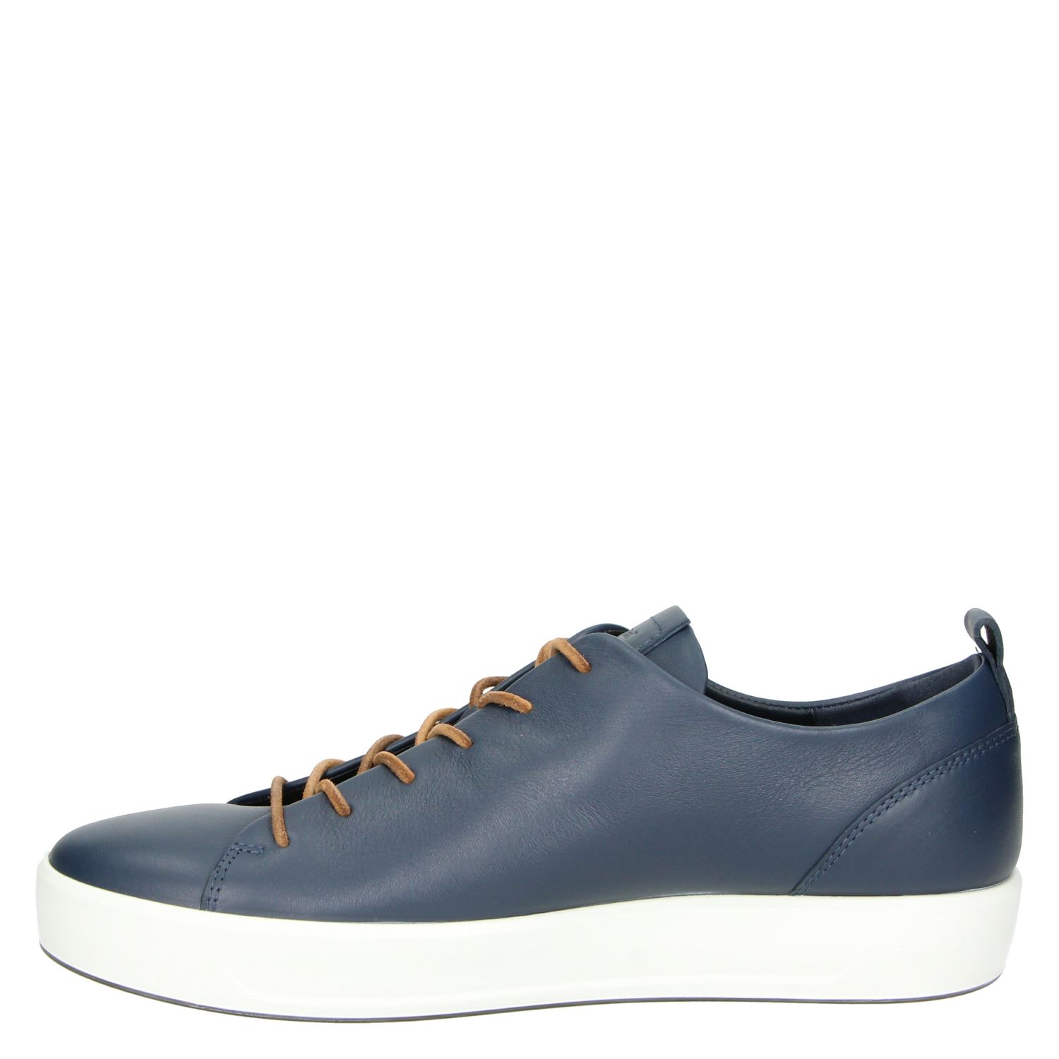 Ecco Soft 8 - Lage sneakers voor heren - Blauw - Nelson.nl