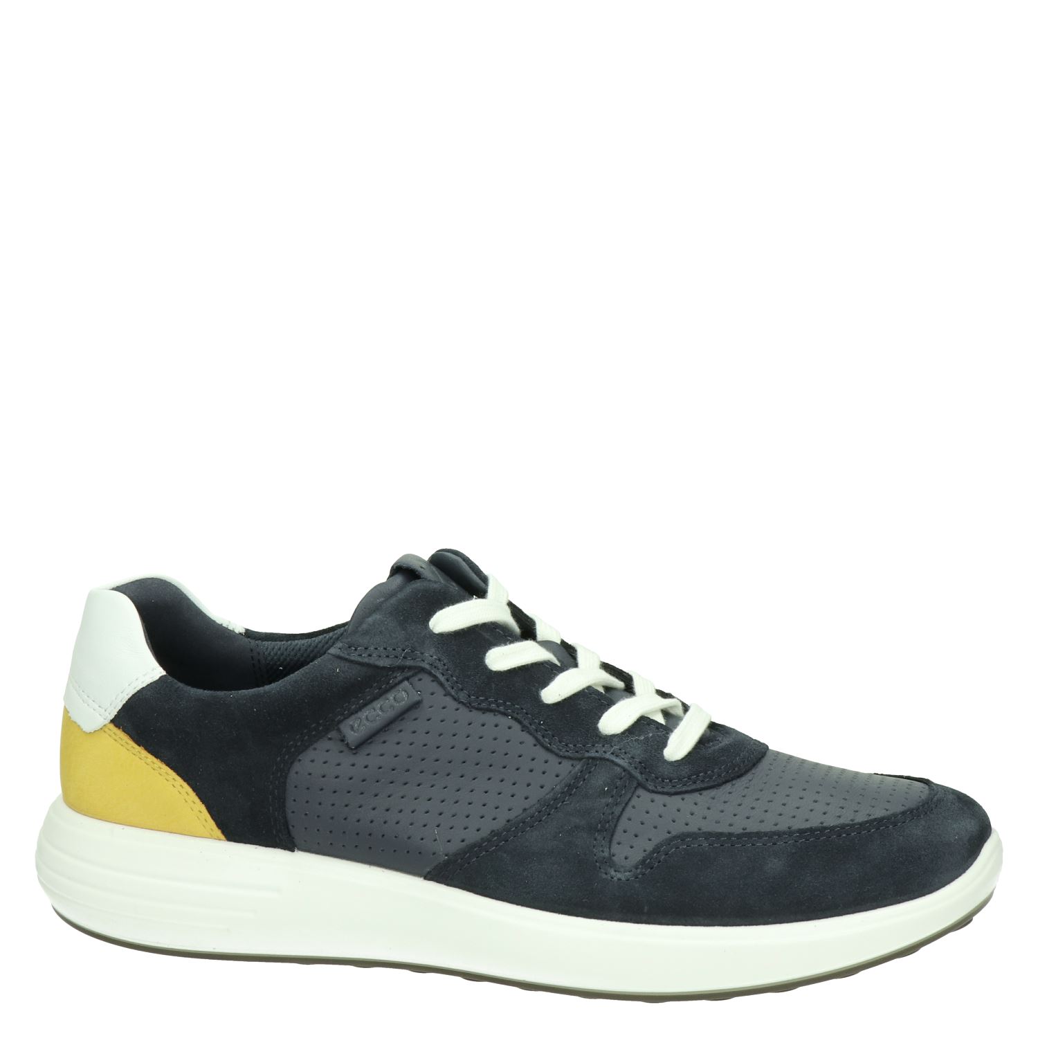 Ecco Soft 7 Runner - Lage sneakers voor heren - Blauw - Nelson.nl