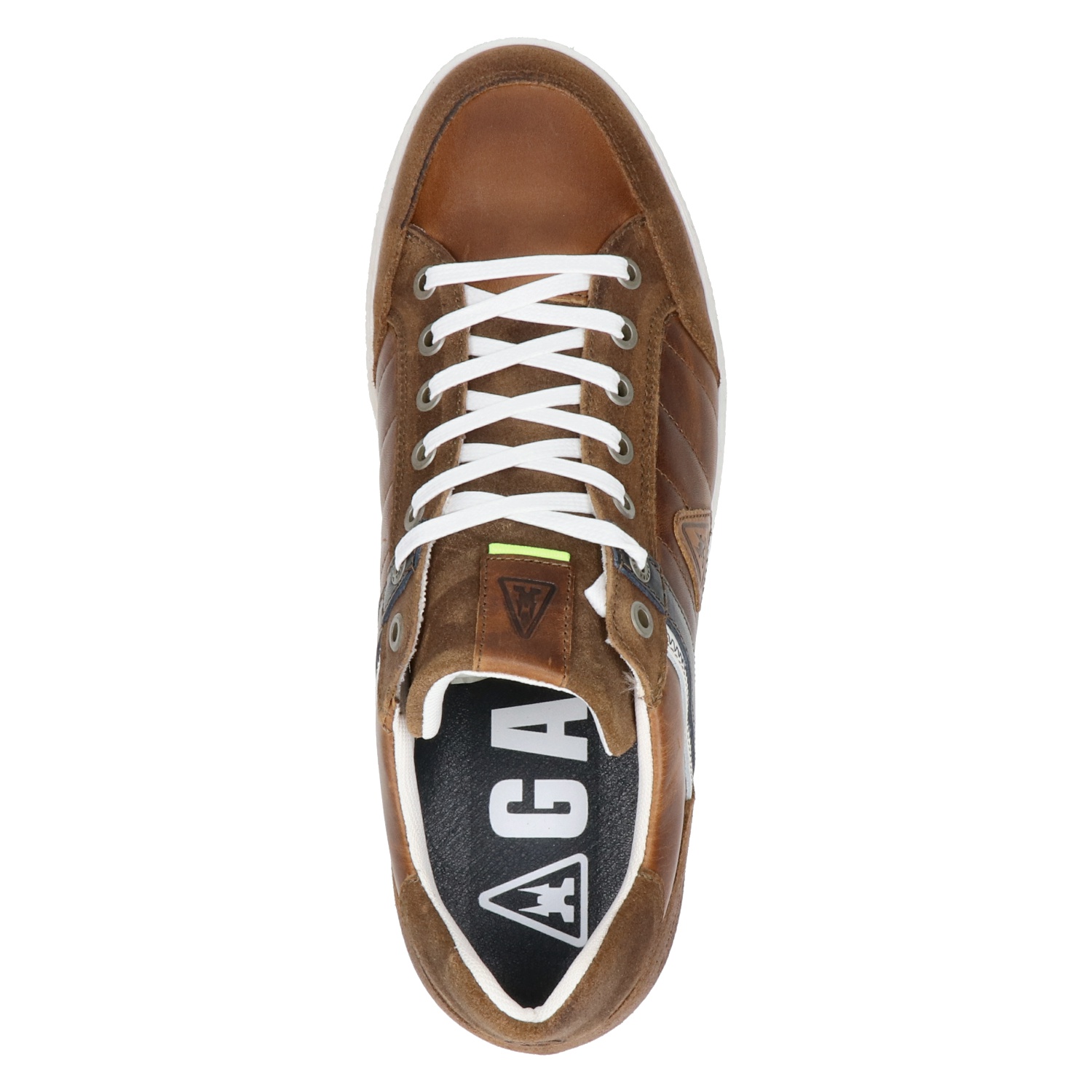 Gaastra Willis - Lage sneakers voor heren - Cognac - Nelson.nl