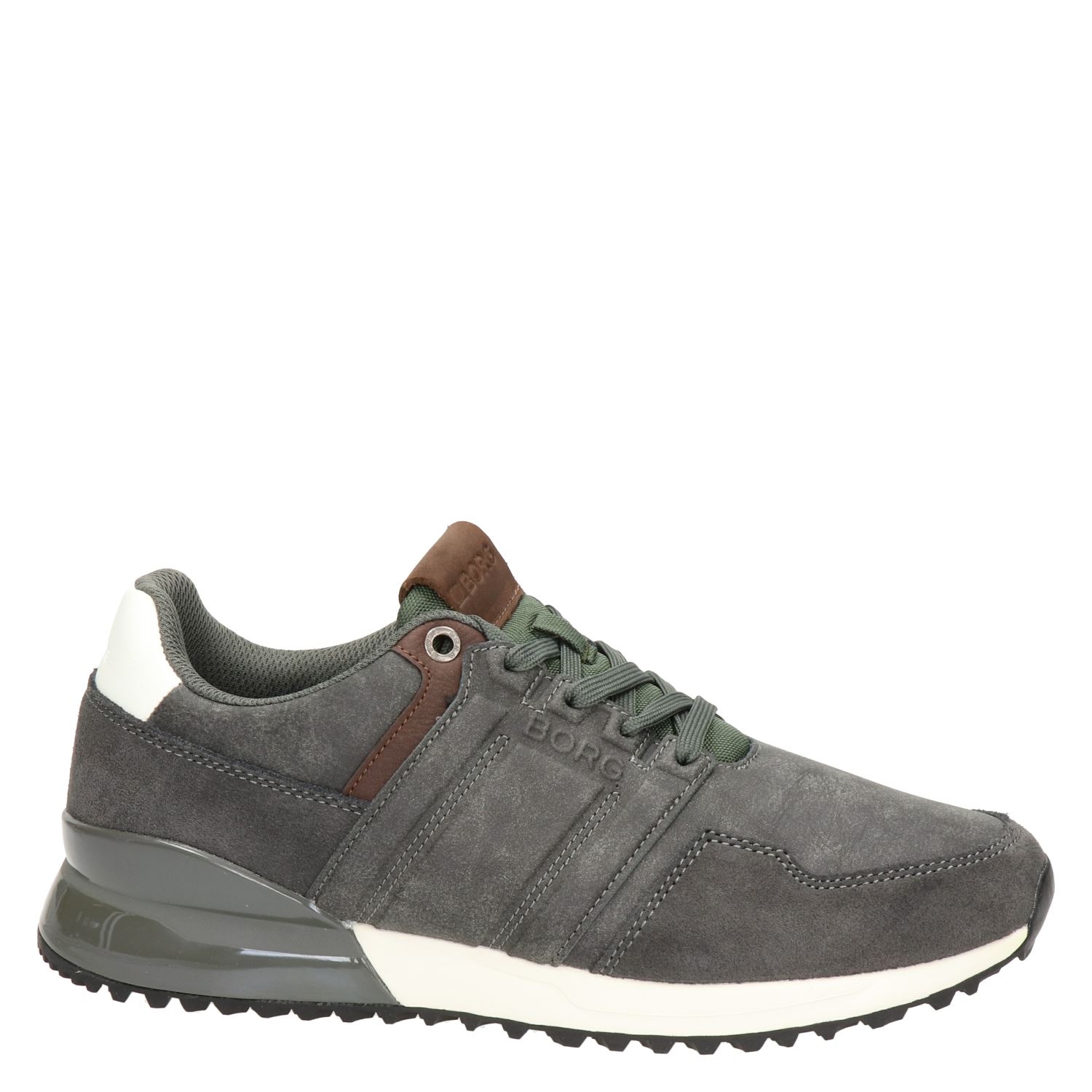 Bjorn Borg - Lage sneakers voor heren - Grijs - Nelson.nl