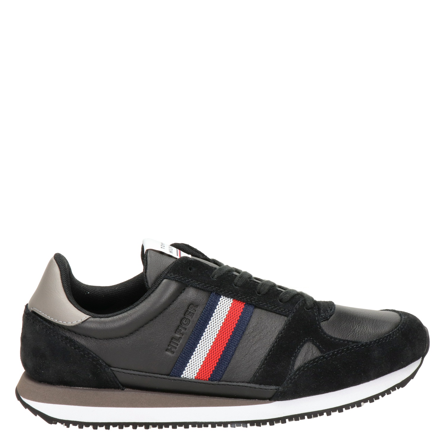 Tommy Hilfiger Sport - Lage sneakers voor heren - Zwart - Nelson.nl