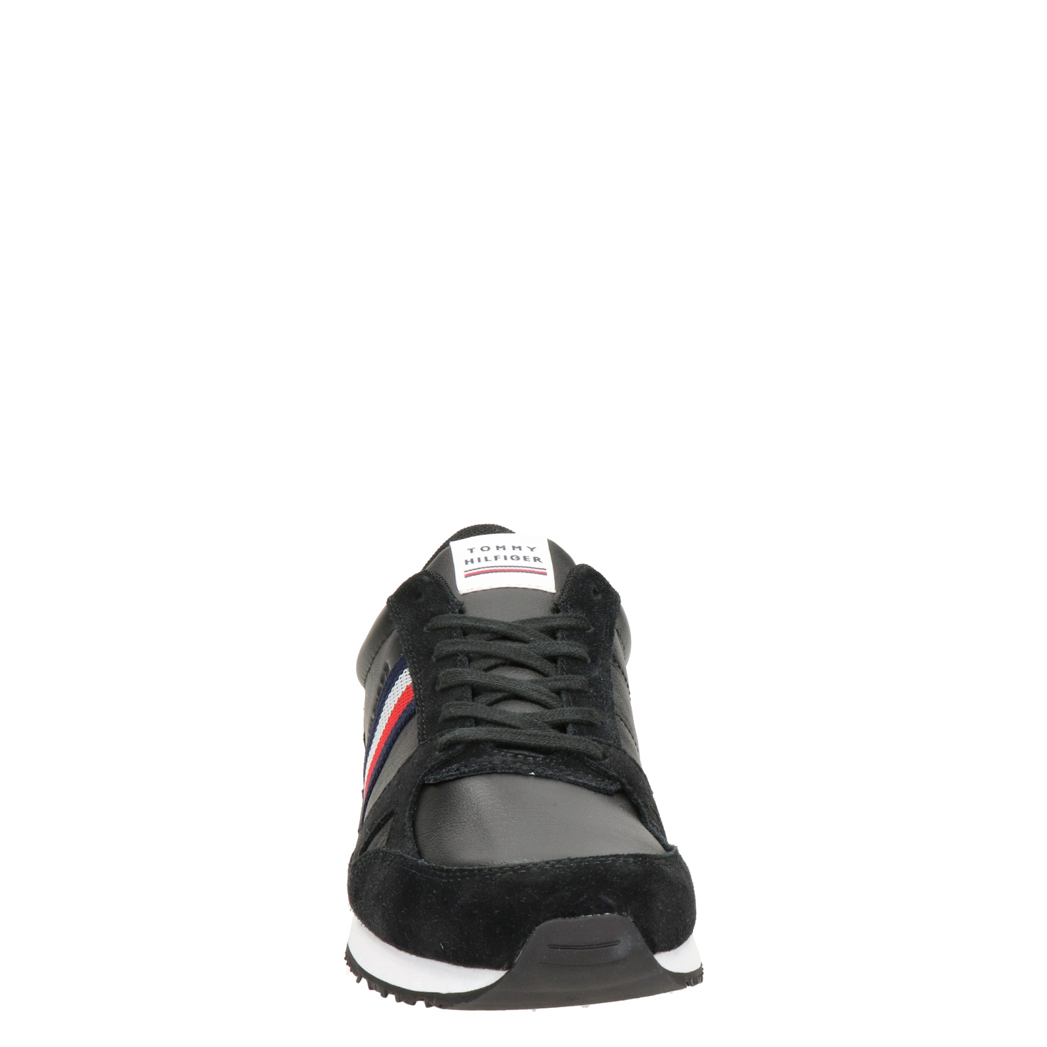 Tommy Hilfiger Sport - Lage sneakers voor heren - Zwart - Nelson.nl