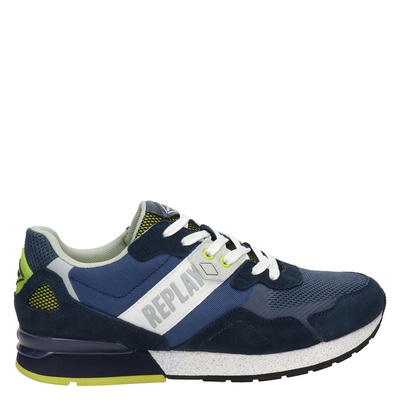 Replay Adrien - Lage sneakers - Blauw