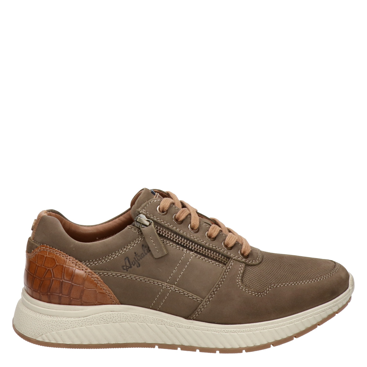 Shop Nubikk Sneakers Heren (Taupe) Roque road sue op novifashion.nl