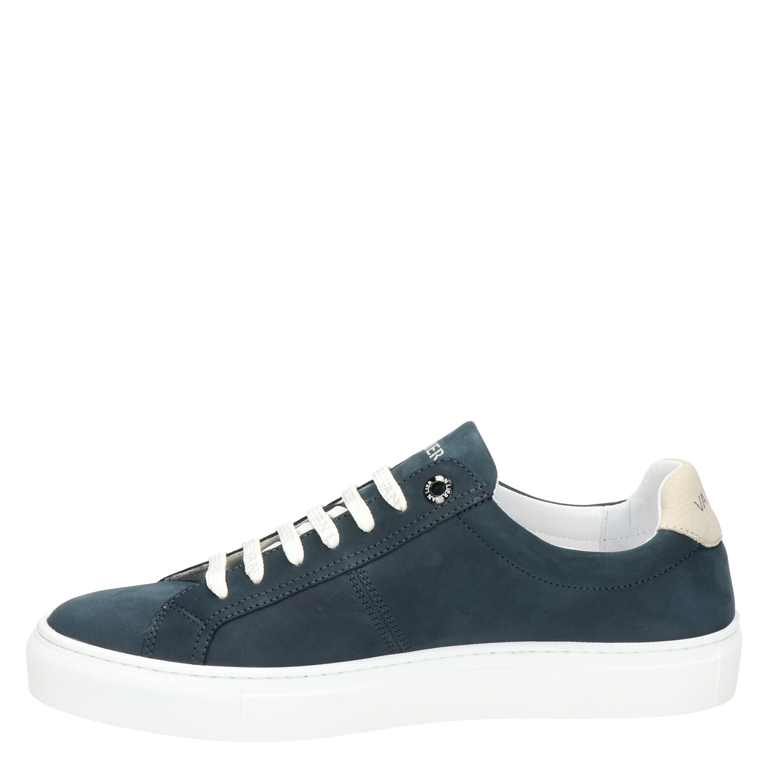 Van Lier Novara - Lage sneakers voor heren - Blauw - Nelson.nl