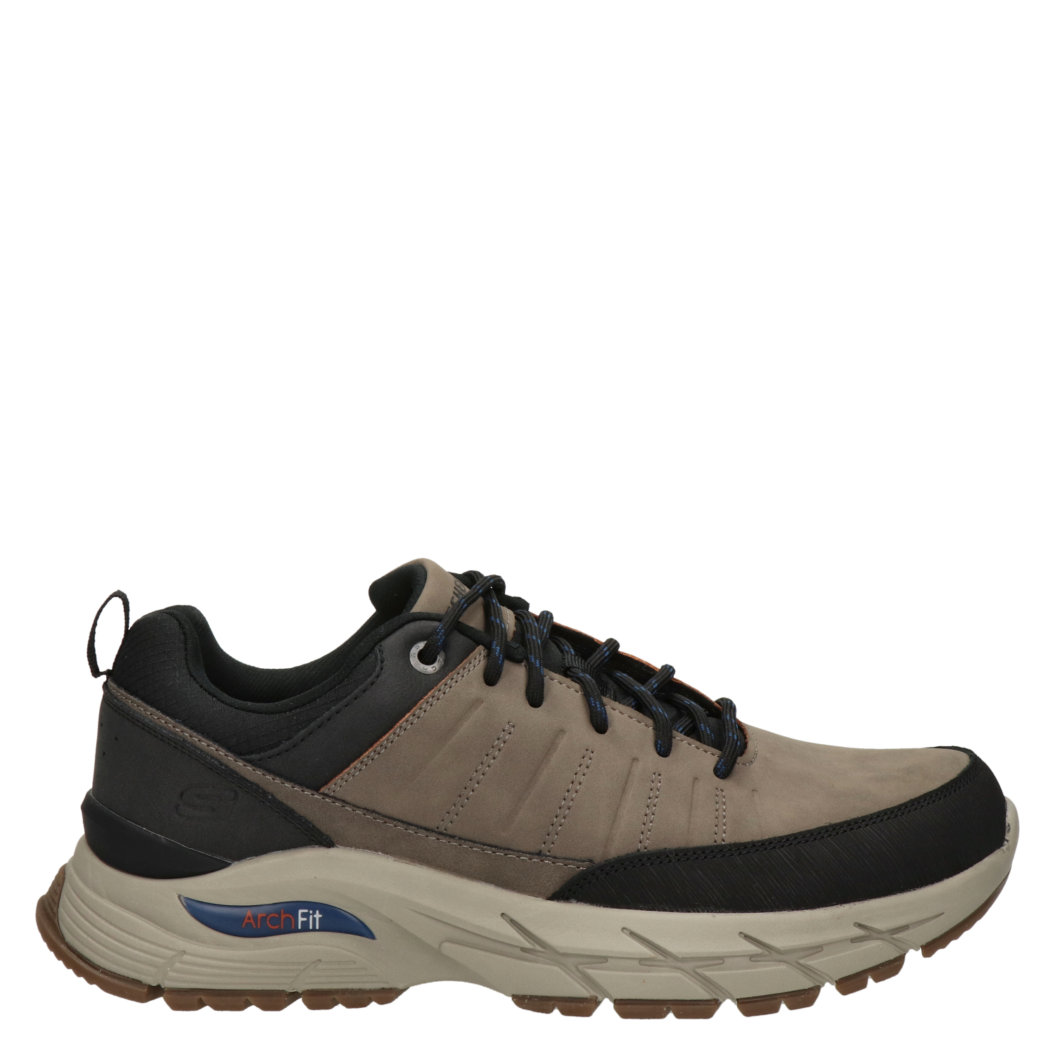 Skechers Arch Fit Treadwear - Lage sneakers voor heren - Taupe - Nelson.nl
