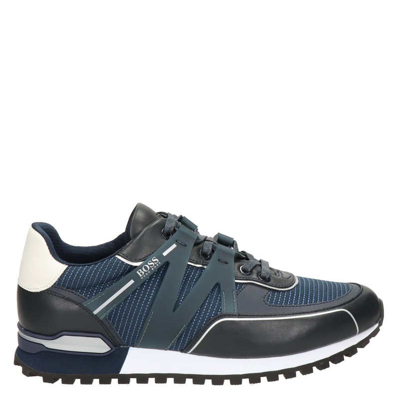 Hugo Boss Parkour L Runner - Lage sneakers voor heren - Blauw - Nelson.nl