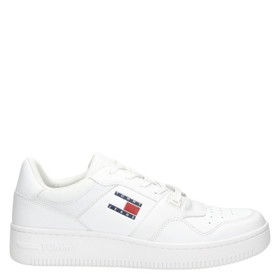 Tommy Jeans Retro Basket - Lage sneakers - Wit