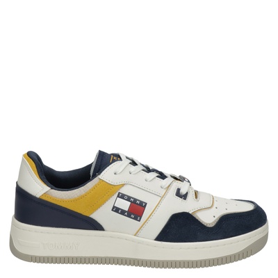 Tommy Jeans Deconstructed Basket - Lage sneakers - Blauw