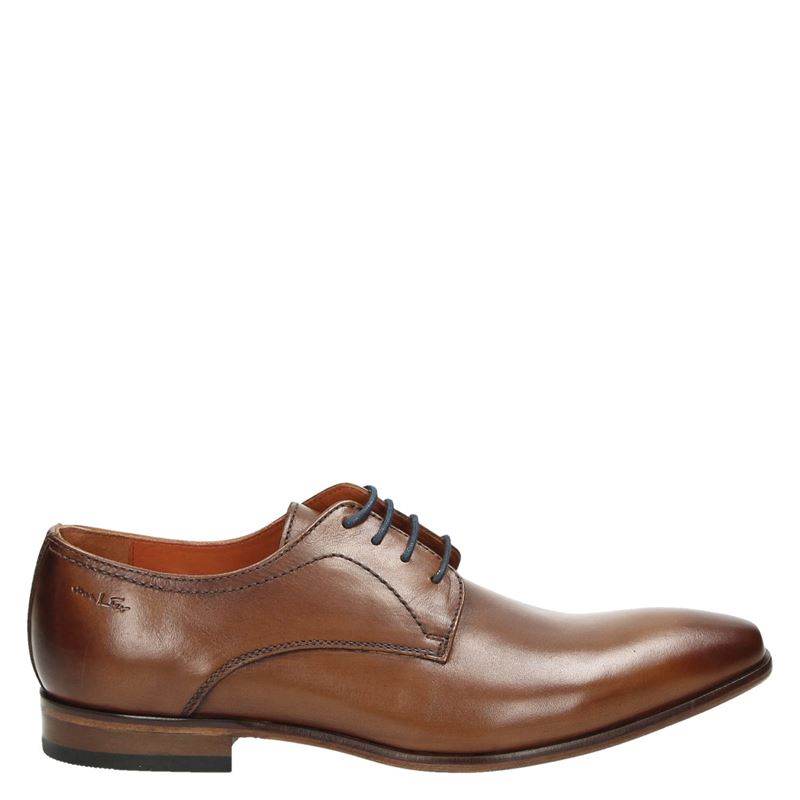 Van Lier 6000 Lage Nette Schoenen Cognac van lier kopen in de aanbieding