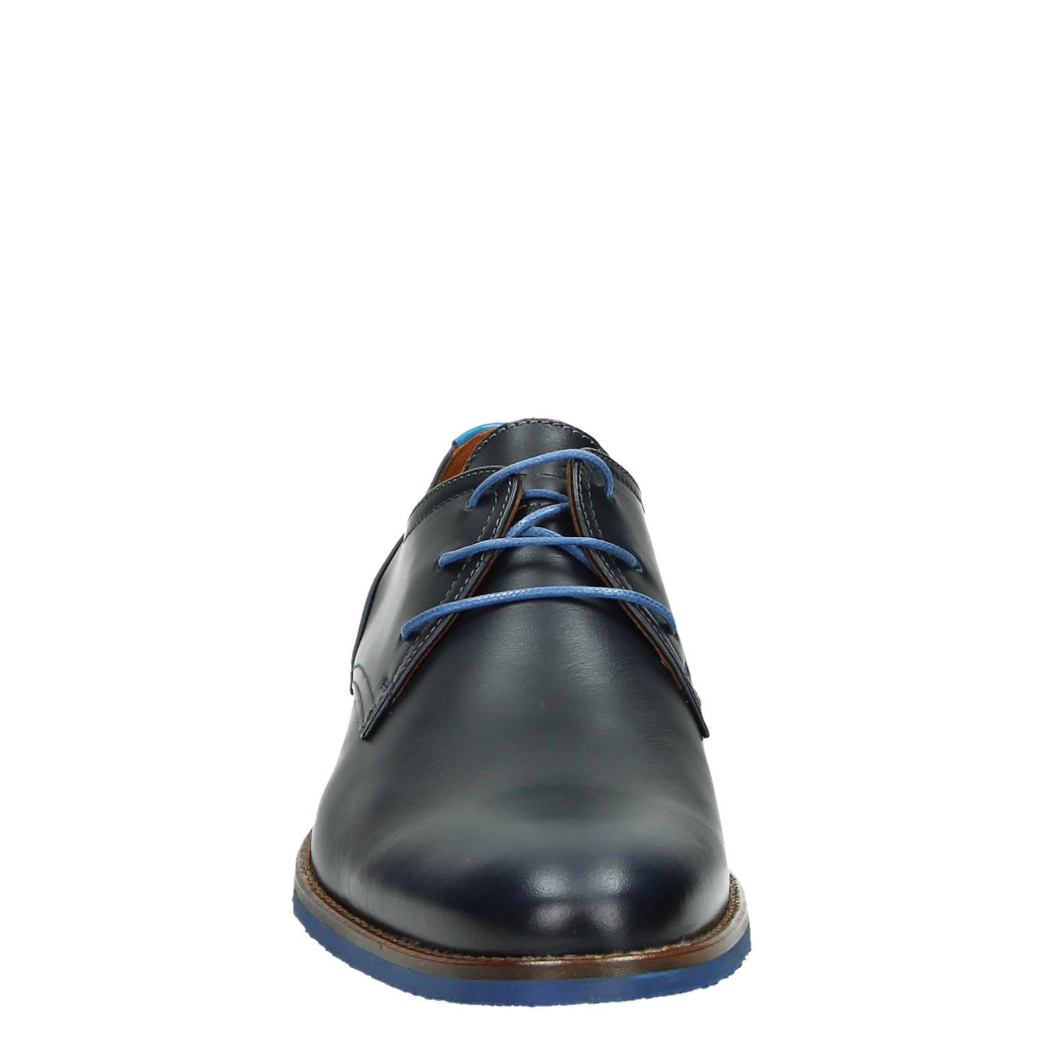 Van Lier 5340 - Lage nette schoenen voor heren - Blauw - Nelson.nl