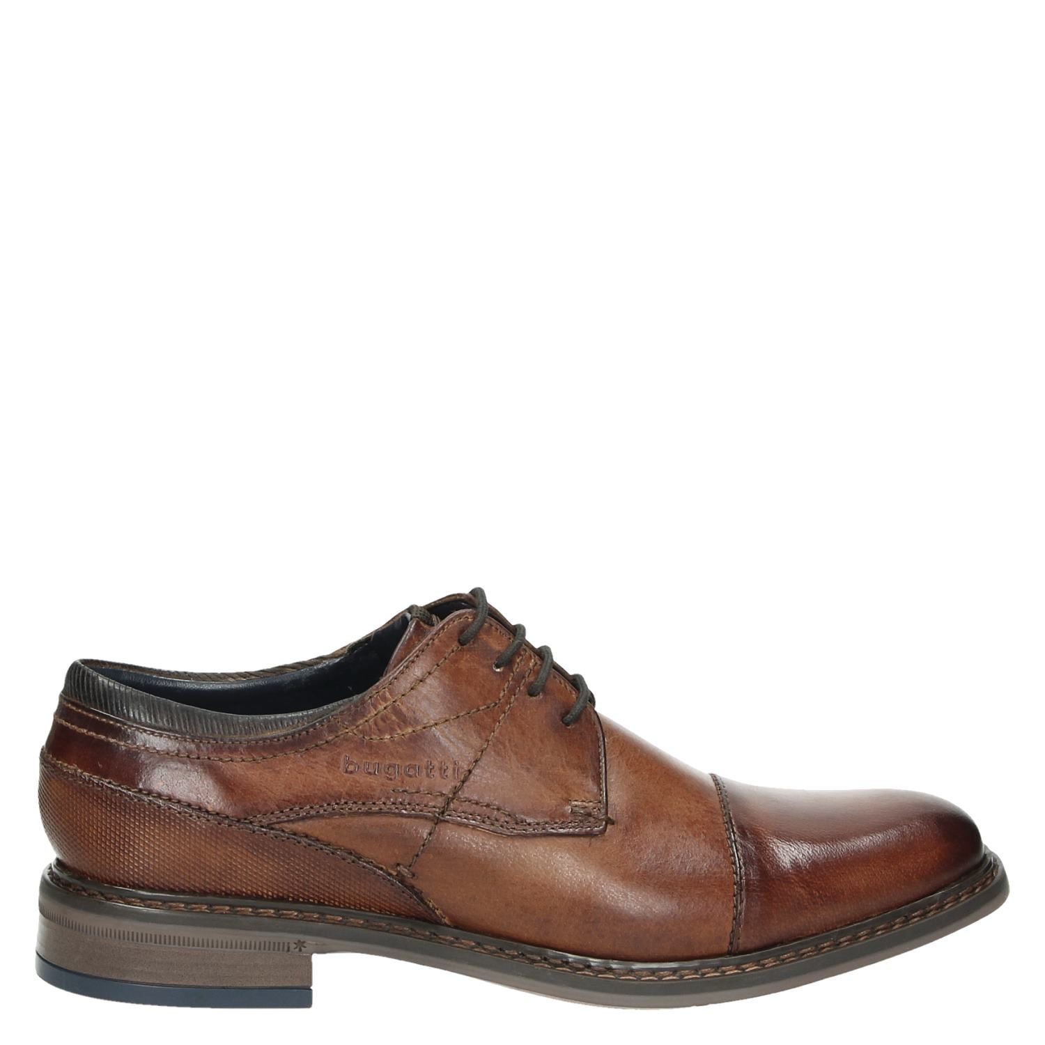 Heren Lage Nette Bugatti Schoenen Cognac f7gI6vbYy