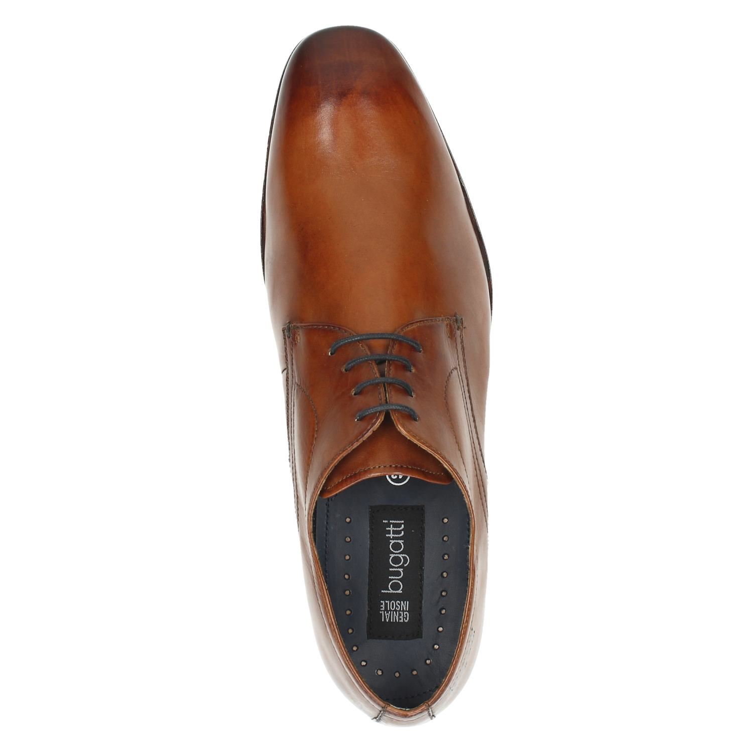 Bugatti - Lage nette schoenen voor heren - Cognac - Shoemixx.nl