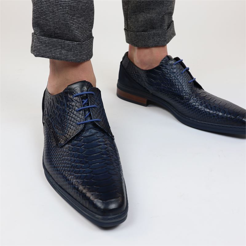 Giorgio Anaconda - Lage nette schoenen - Blauw