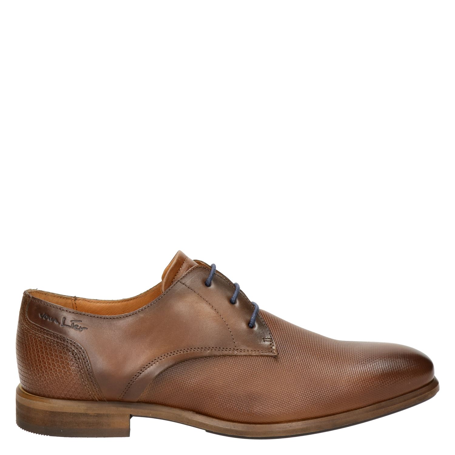 Van Lier 2053604 - Lage nette schoenen voor heren - Cognac - Nelson.nl